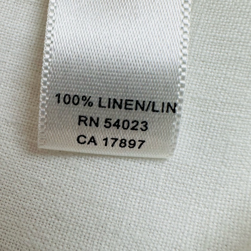 Banana Republic 100% linen button down shirt top short sleeve - Picture 7 of 7